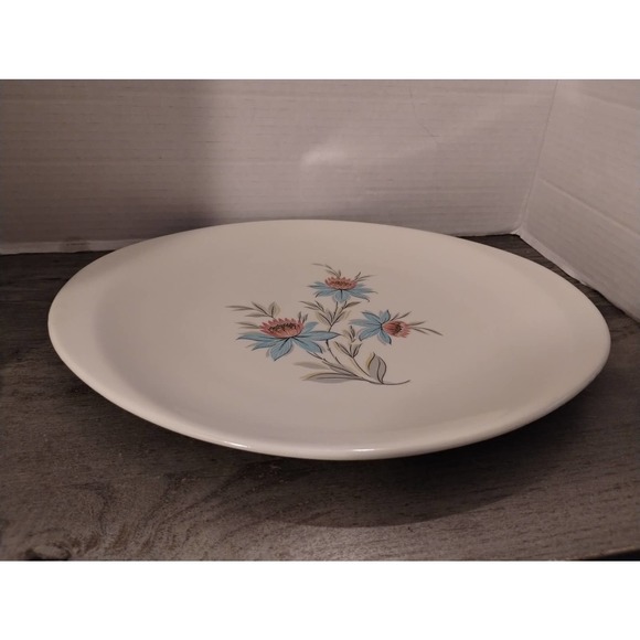 Steubenville Fairlane Floral Oval Serving Platter 11 3/4" x 13 3/4" - Picture 2 of 6